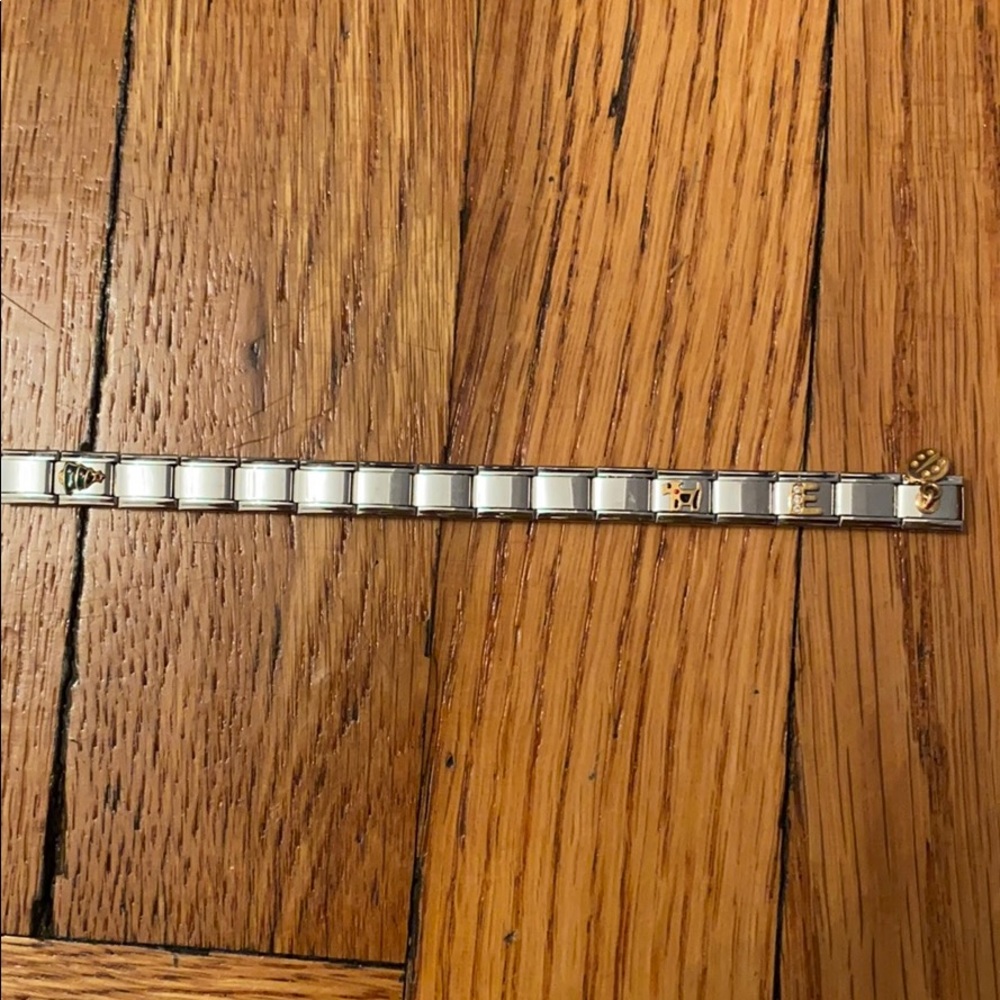 Stainless steel link bracelet